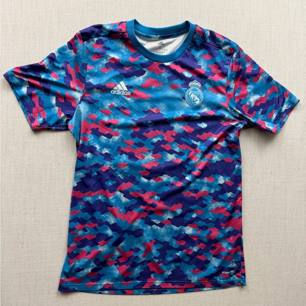 Real Madrid Adidas Multicolor Camouflage Jersey